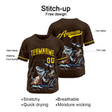 Custom Chef Shark-Brown Baseball Uniforms High-Quality for Adult Kids Optimized for Performance