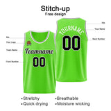 Custom Basketball Jersey Neon Green-Black