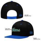 Custom Hat Black-Royal-Yellow