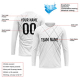 Custom Basketball Soccer Football Shooting Long T-Shirt for Adults and Kids White