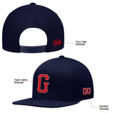 Custom Hat Navy-Red-White