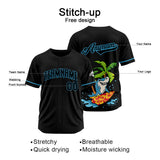 Custom Surfing Shark-Black Baseball Uniforms High-Quality for Adult Kids Optimized for Performance