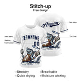 Custom Chef Shark-White Baseball Uniforms High-Quality for Adult Kids Optimized for Performance