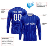 Custom Basketball Soccer Football Shooting Long T-Shirt for Adults and Kids Royal