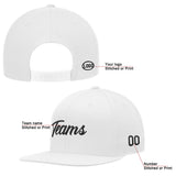 Custom  Hat White-Black