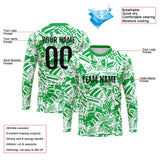 Custom Basketball Soccer Football Shooting Long T-Shirt for Adults and Kids Green