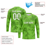 Custom Basketball Soccer Football Shooting Long T-Shirt for Adults and Kids Green