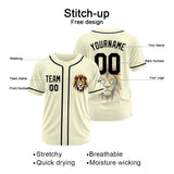 Custom Baseball Uniforms High-Quality for Adult Kids Optimized for Performance Cream