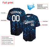 Custom Full Print Design Starry Sky Baseball Jersey