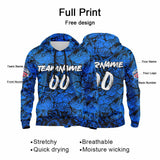 Custom Sweatshirt Hoodie For Man Woman Girl Boy Print Your Logo Name Number Royal