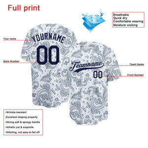 Custom Full Print Design Bandanna Baseball Jersey