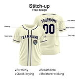 Custom Baseball Uniforms High-Quality for Adult Kids Optimized for Performance Cream