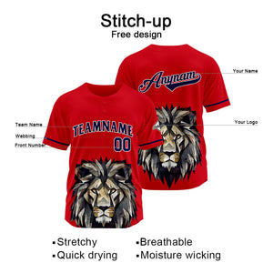 Custom Baseball Uniforms High-Quality for Adult Kids Optimized for Performance Red