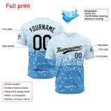 Custom Full Print Design Baseball Jersey blue