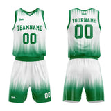 custom basketball suit for adults and kids  personalized jersey white