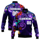 Personalized Custom Men's Jacket Customize Your Team Name, Logo, and Number