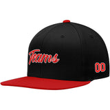 Custom Hat Black-Red-White