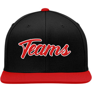 custom authentic hat black-red-white black-red-white