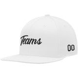 Custom  Hat White-Black