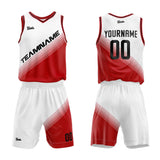 custom basketball suit for adults and kids  personalized jersey white