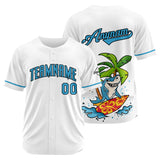 Custom Surfing Shark-White Baseball Uniforms High-Quality for Adult Kids Optimized for Performance