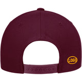 Custom Hat Burgundy-Yellow