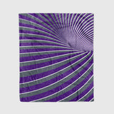 Custom Ultra-Soft Micro Fleece Blanket Purple-Gray