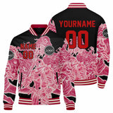 Custom Varsity Jacket Letterman jacket for Men, Women and Youth Pink