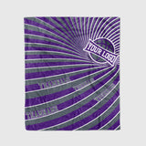 Custom Ultra-Soft Micro Fleece Blanket Purple-Gray