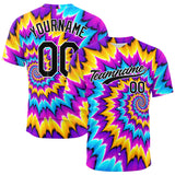 Custom Full Print Design Baseball Jersey Dazzle