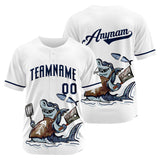 Custom Chef Shark-White Baseball Uniforms High-Quality for Adult Kids Optimized for Performance