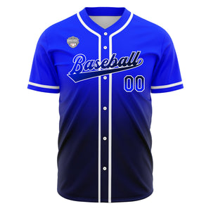 Custom Gradient Baseball Jerseys Personalized Name Number Logo