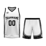 Custom White Black Basketball Jersey Uniform Suit Printed Your Logo Name Number