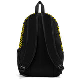 Customize Yellow Black Sports Backpacks Featuring Personalized Names, Numbers and Logos