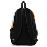 Customize Orange White Sports Backpacks Featuring Personalized Names, Numbers and Logos