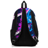 Customize White Blue Sports Backpacks Featuring Personalized Names, Numbers and Logos