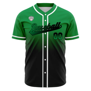 Custom Gradient Baseball Jerseys Personalized Name Number Logo