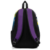 Customize Purple White Yellow Sports Backpacks Featuring Personalized Names, Numbers and Logos