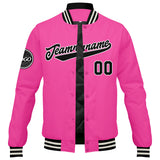 Custom Varsity Jacket Letterman jacket for Men, Women and Youth Pink