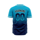 Custom Gradient Baseball Jerseys Personalized Name Number Logo