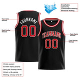 Custom Stitched Basketball Jersey for Men, Women And Kids Black-Red-White