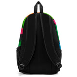 Customize White Green Orange Sports Backpacks Featuring Personalized Names, Numbers and Logos