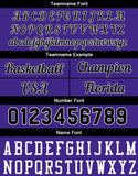 Custom Basketball Jersey Purple-Black