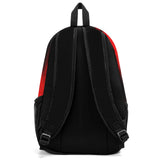 Customize Red Black Sports Backpacks Featuring Personalized Names, Numbers and Logos