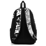 Customize Black Gray Sports Backpacks Featuring Personalized Names, Numbers and Logos