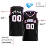 Custom Stitched Basketball Jersey for Men, Women And Kids Black-White