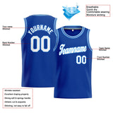 Custom Stitched Basketball Jersey for Men, Women And Kids Royal-Light Blue-White