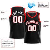 Custom Stitched Basketball Jersey for Men, Women And Kids Black-White-Red