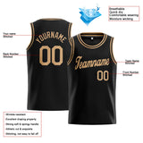 Custom Stitched Basketball Jersey for Men, Women And Kids Black-Gold