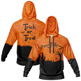 Custom Sweatshirt Hoodie Add Text and Design Personalized Halloween Hooded Sweatshirt